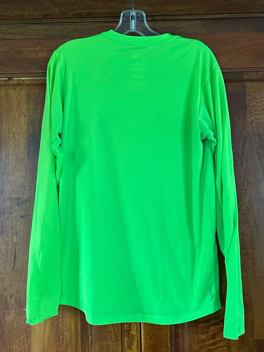 The North Face Neon Green Active Fit Long Sleeve Tee